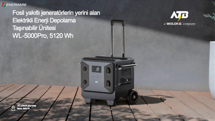 WOLONG/ATB Taşınabilir Güç İstasyonu WL-5000pro