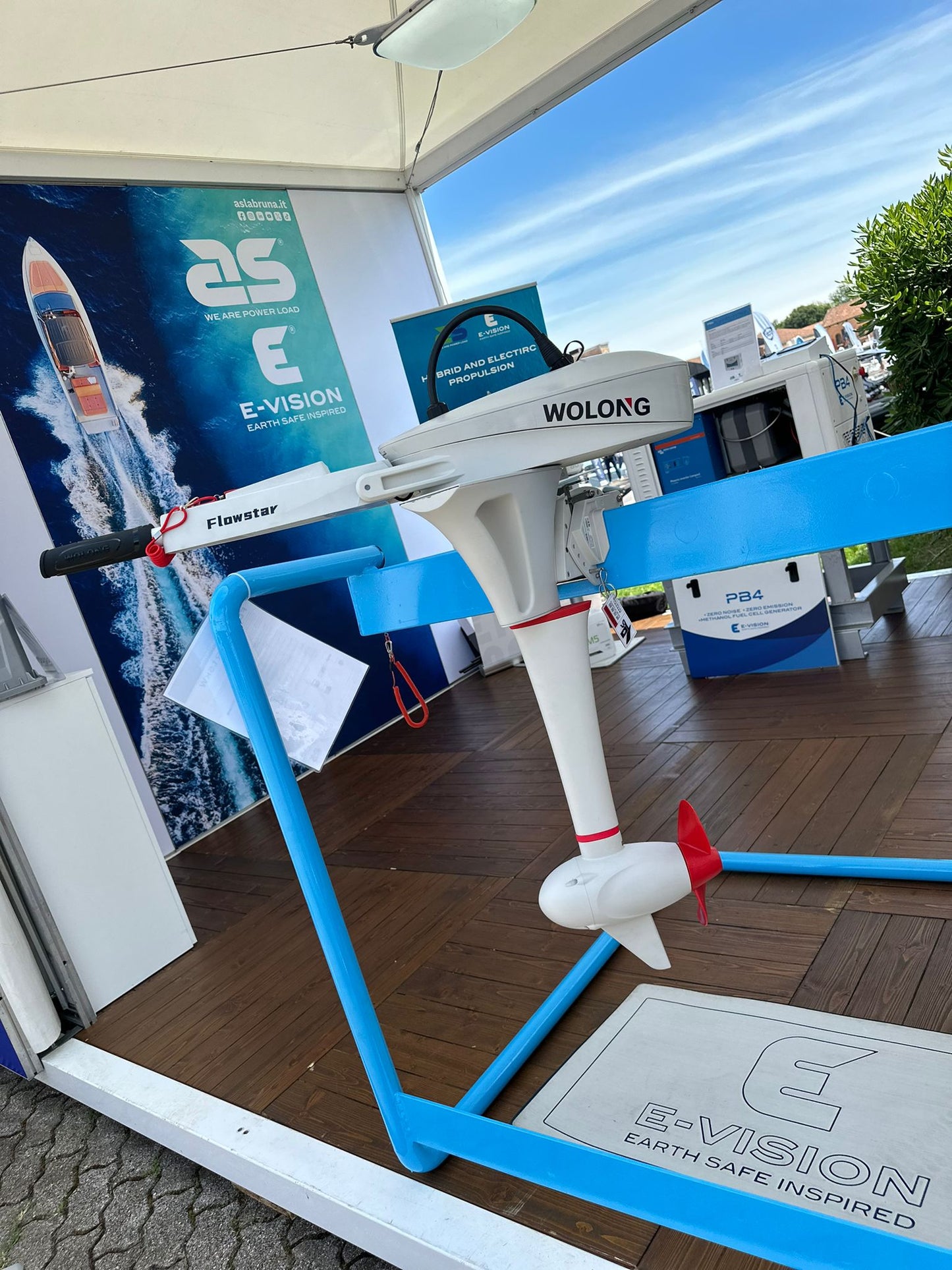 WOLONG -  Flowstar 1.0 kW Elektrikkli Dıştan Takma Motor