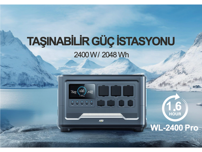WOLONG/ATB Taşınabilir Güç İstasyonu WL-2400pro