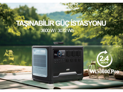 WOLONG/ATB Taşınabilir Güç İstasyonu WL-3600pro